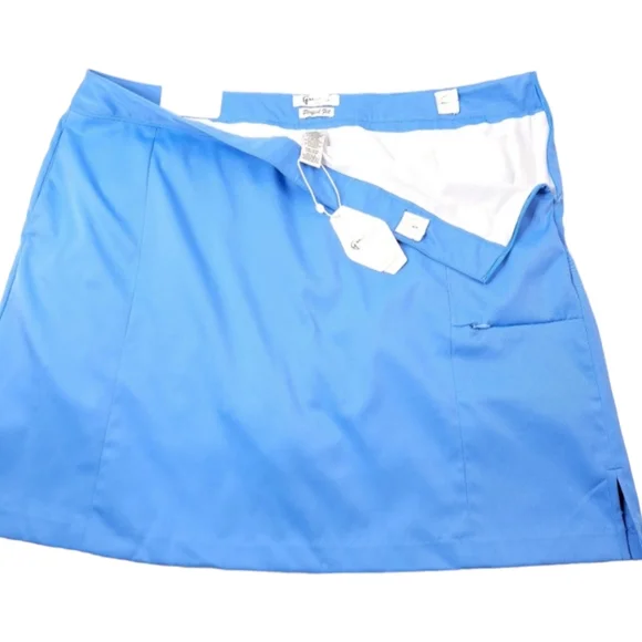 Greg Norman Women's Baby Blue Golf Skirt With In Built Underwear Size 16 - Picture 4 of 13